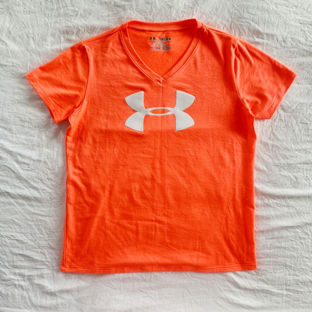 Under Armour Orange Short Sleeve Tee